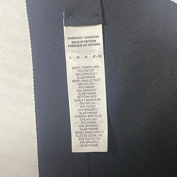 Nike Alpha High-Support Padded Adjustable Bra - L (F-G) - Black - EUC - Picture 3 of 4